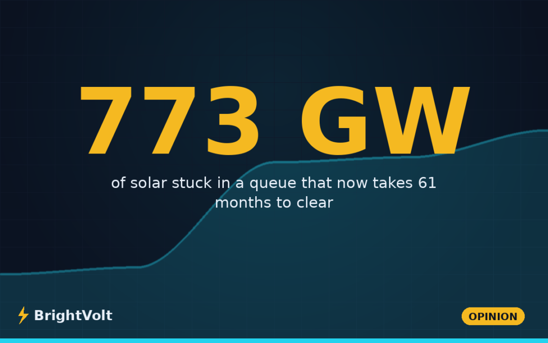 The BrightVolt Take: Solar Isn’t the Bottleneck. The Queue Is.