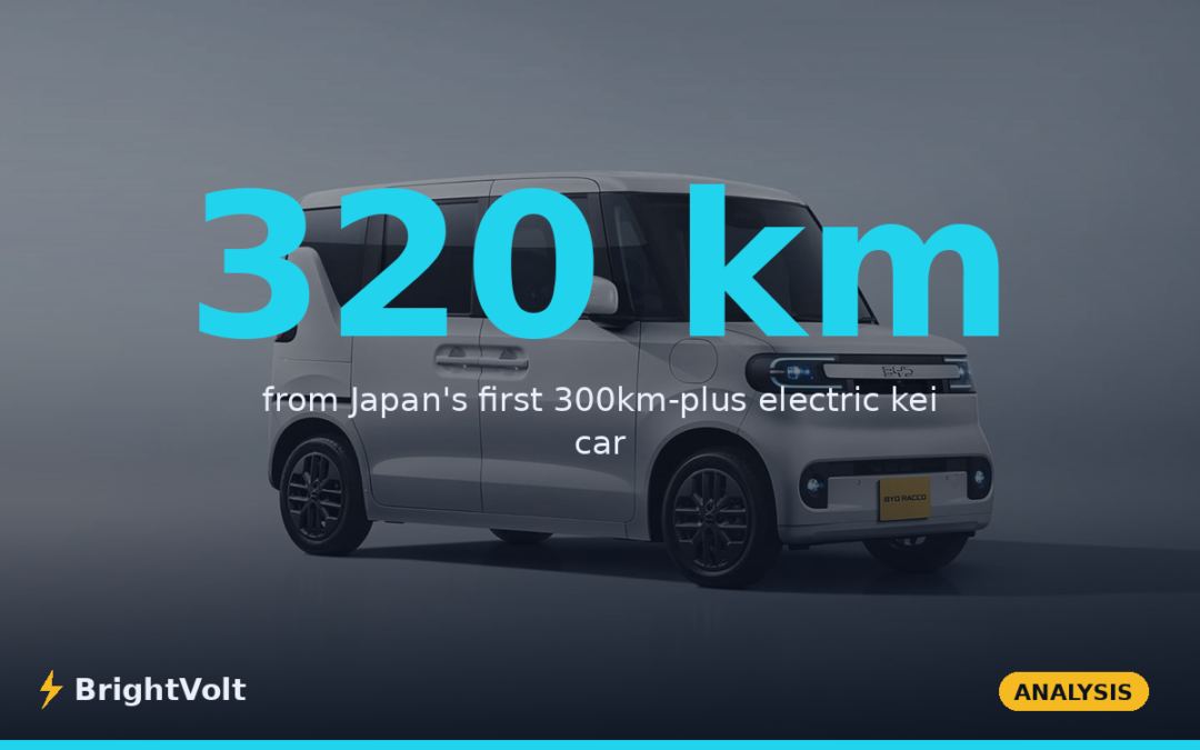 Japan's First 300km Electric Kei Car Is Chinese