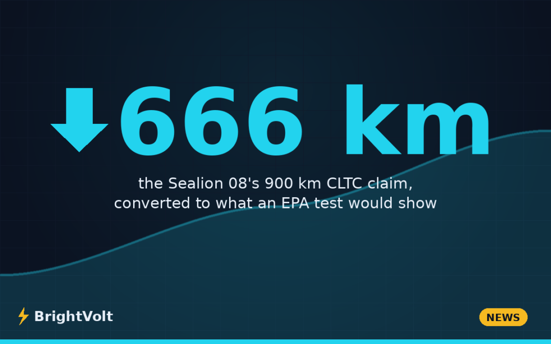 BYD Sealion 08: 900 km and a Nine-Minute Charge, Translated