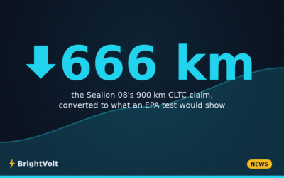 BYD Sealion 08: 900 km and a Nine-Minute Charge, Translated