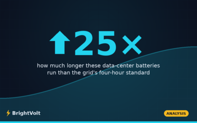 Long-Duration Storage Found Its Buyer: AI Data Centers