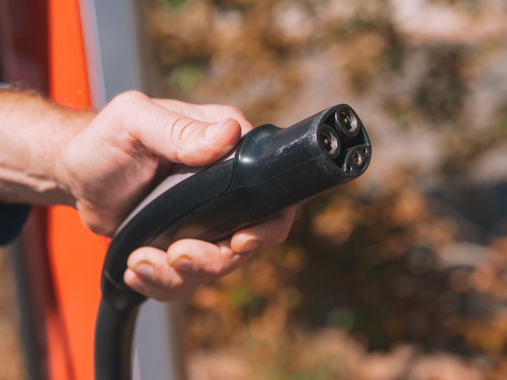 A liquid-cooled DC fast charging cable