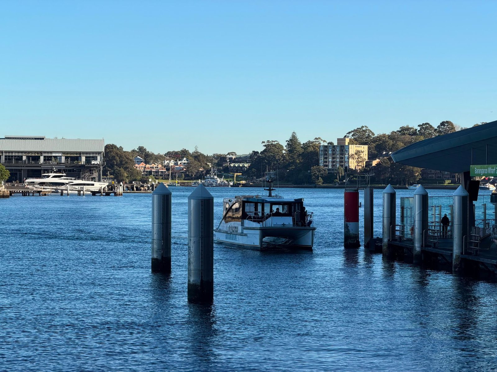 An electric passenger and vehicle ferry of the kind now running fixed short-sea routes