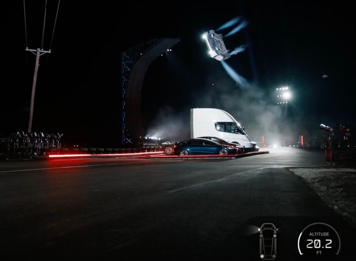 The next-generation Tesla Roadster shown at its 15 October 2026 unveiling